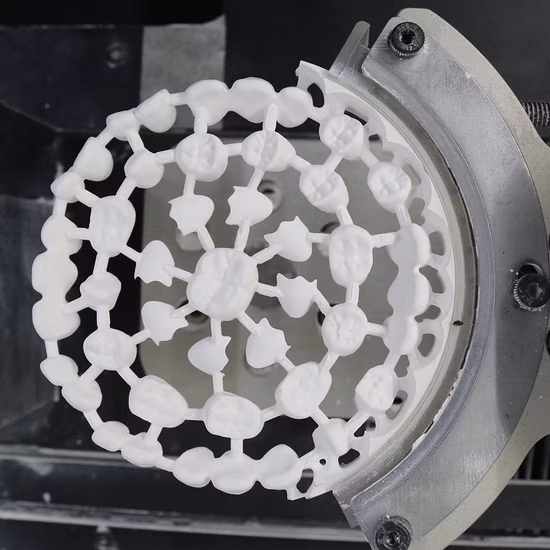 Fraiseuse de système de commande numérique par ordinateur d'équipement de laboratoire dentaire de machine de CAO Cam