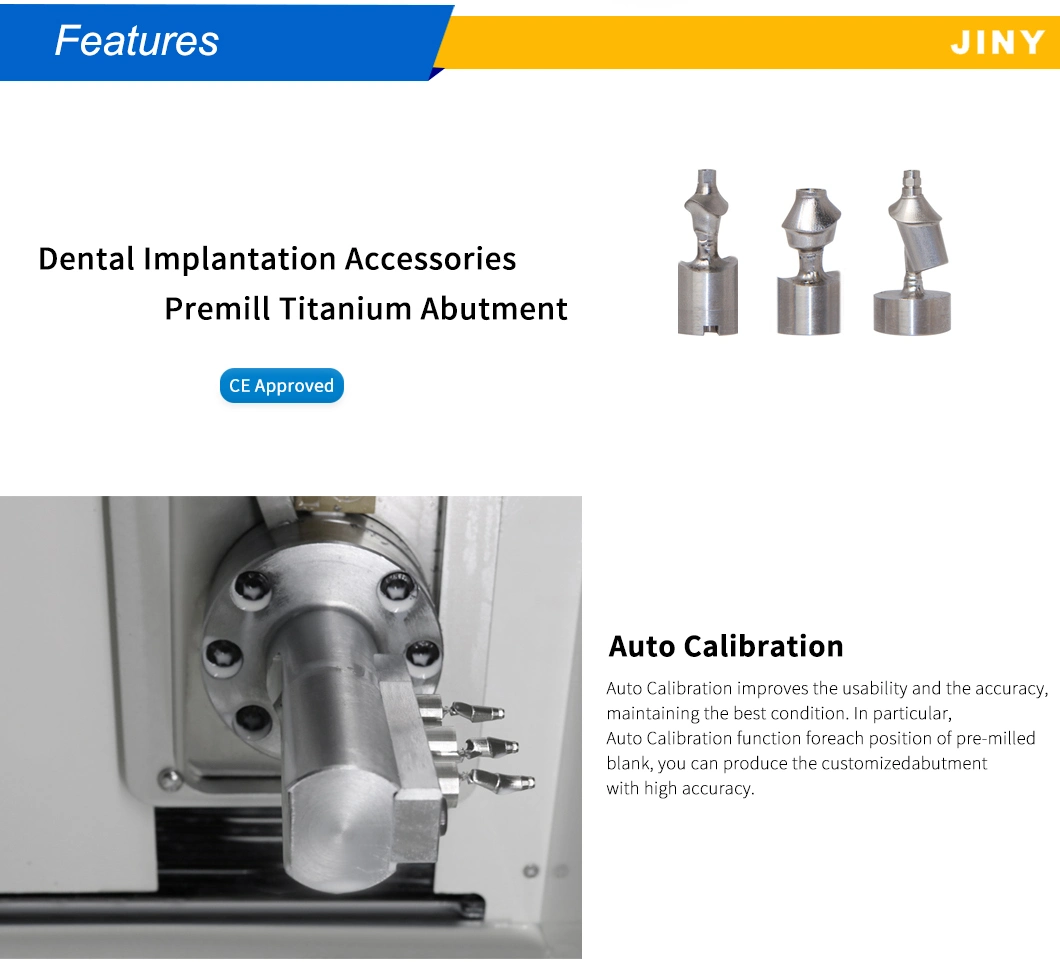 Dental Factory Best Price Dental CAD-Cam 4 Axis Milling Machine for Dental Lab