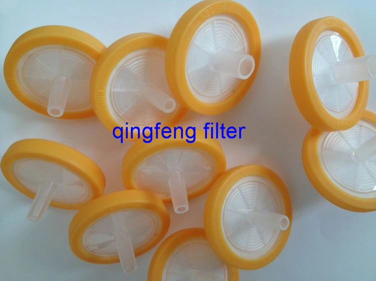 PVDF Syringe Filter for Venting and Gas Filtration