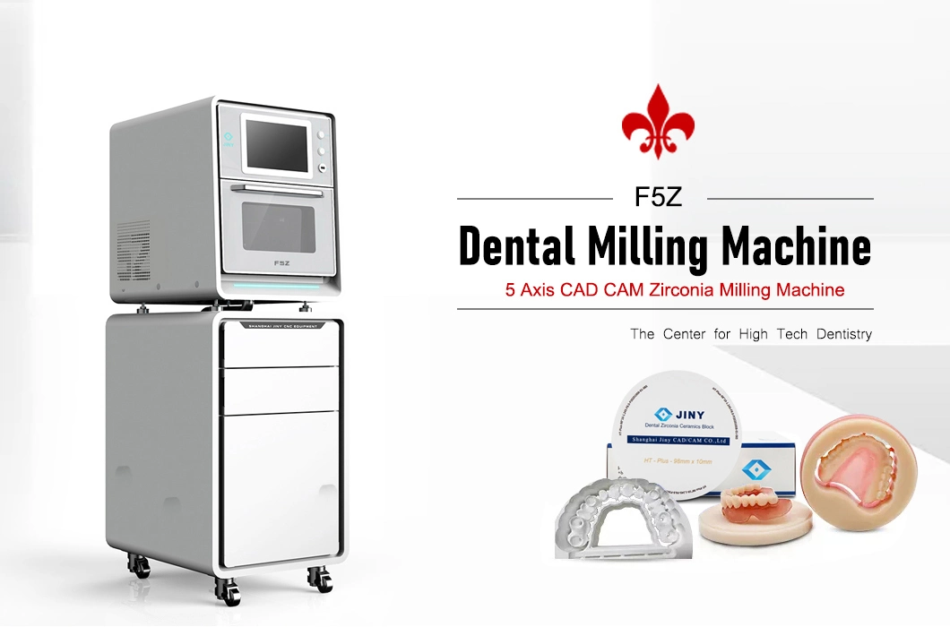 China Zirconia Milling Machine F5z Dental CAD Cam Milling Equipment for Lab