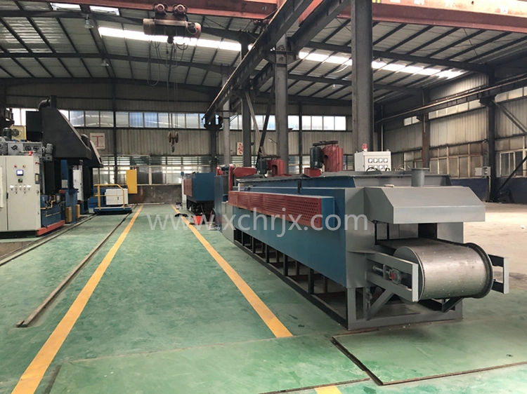 Continuous Muffle Mesh Belt Heat Treatment Furnace Quenching and Tempering Furnace