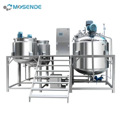 Homogénéisateur de savon liquide/gel de machine d'émulsification de levage électrique 200L